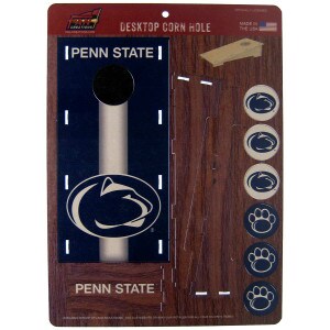 desktop cornhole game with Penn State graphics